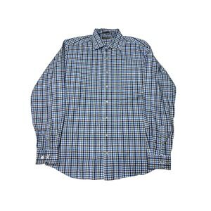 Rodd & Gunn Sports Woven in Italy Men's L Plaid Long Sleeve Button Down Shirt